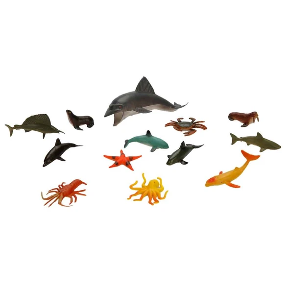 Crazoo Okyanus Hayvanları Poşetli Hayvan Oyun Seti Yıldız - Resim 2