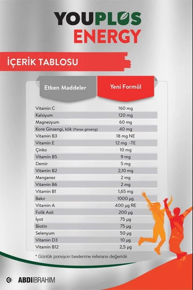 Youplus Energy 30 Tablet 2 Adet - Resim 6