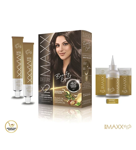 Maxx Deluxe Beauty Expert 4.0 Kahve Set Boya - Resim 2