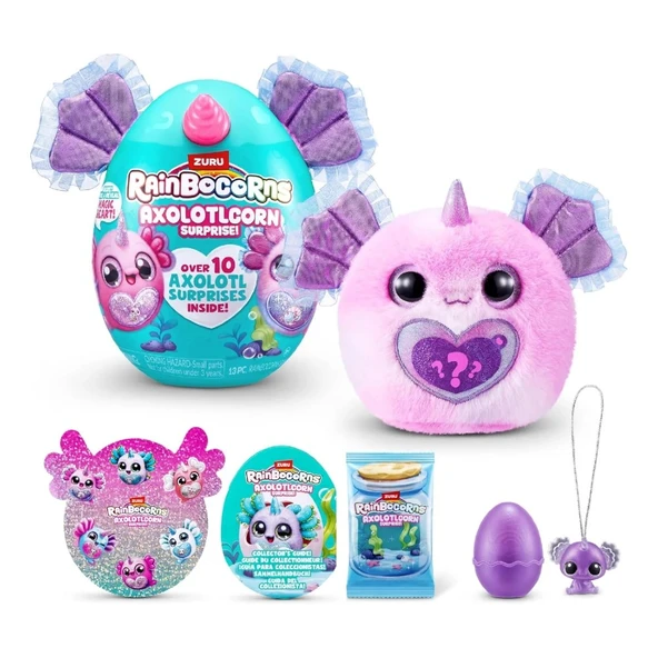 Rainbocorns Axolotlcorn Sürpriz Peluş Candy ürün görseli 1