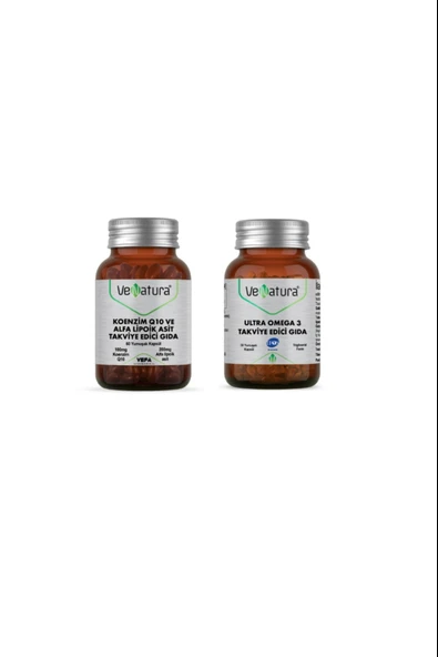 Venatura Ultra Omega3 30 Kapsül + Koenzim Q10 Ve Alfa Lipoik Asit 60 Kapsül ürün görseli 1