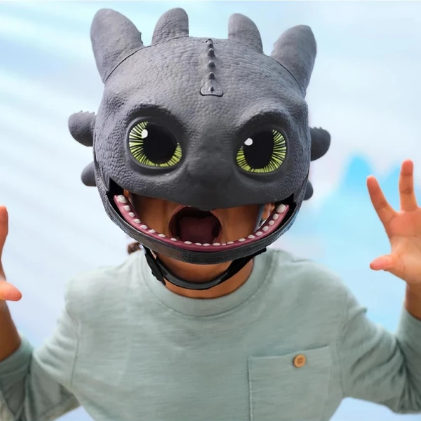 Ejderhanı Nasıl Eğitirsin Sesli Ve Işıklı Maske Toothless - Resim 2