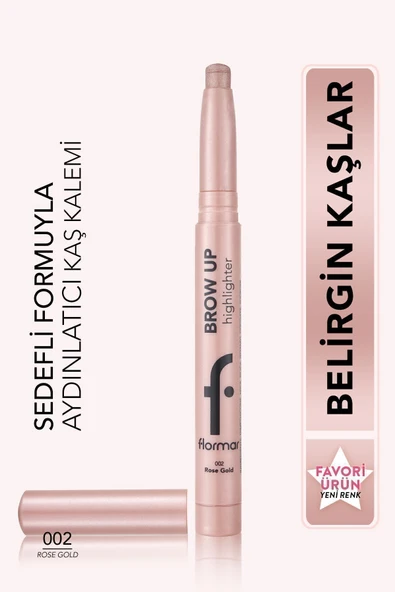 Asansörlü Aydınlatıcı Kaş Kalemi Uçuk Kahve -brow Up Highlighter Pencil-000 Champagne-8690604622269 ürün görseli 1