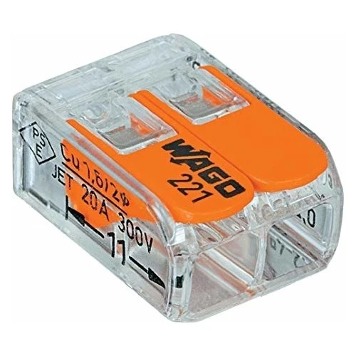 Wago 221-412 2'Li Çok Amaçlı Buat Klemensi (100 Adet) ürün görseli 1