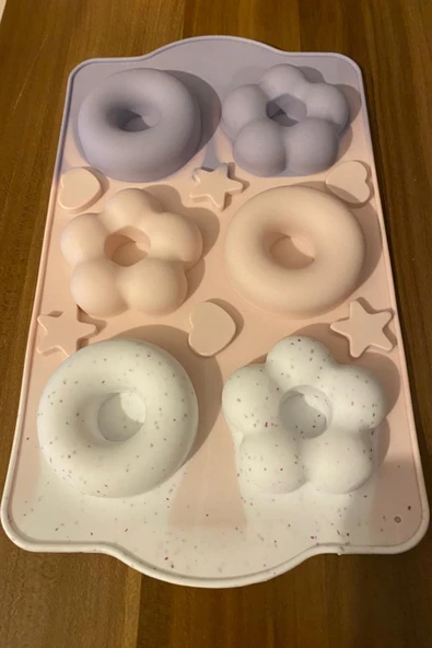 Esnek ve Yapışmaz 6’lı Silikon Kek Kalıbı - Resim 2