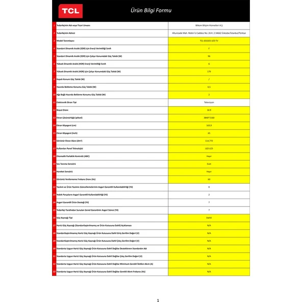 TCL 65C655 65'' 164 Ekran Uydu Alıcılı 4K Ultra HD Google QLED TV - Resim 6