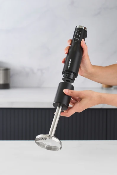 HOMEND Artfood 1925h El Blender Seti Siyah - Resim 5