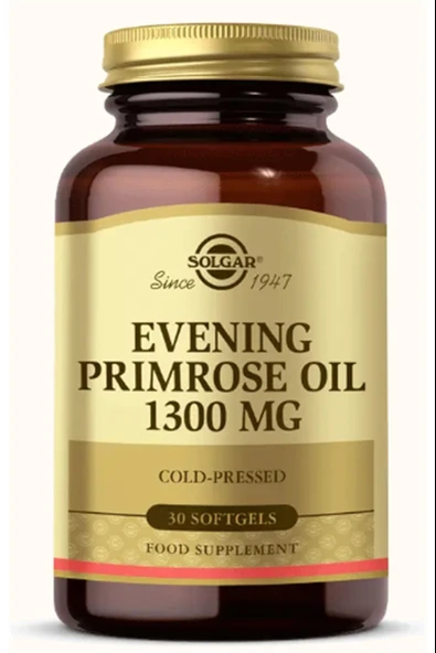 Solgar Evening Primrose 1300 mg 30 Kapsül ürün görseli 1