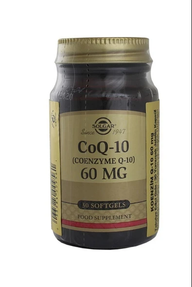 Solgar Coenzyme Q-10 60 mg 30 Kapsül ürün görseli 1