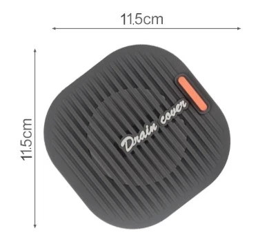 Süzgeçli Lavabo Gider Koruyucu Mat Gri - Resim 2