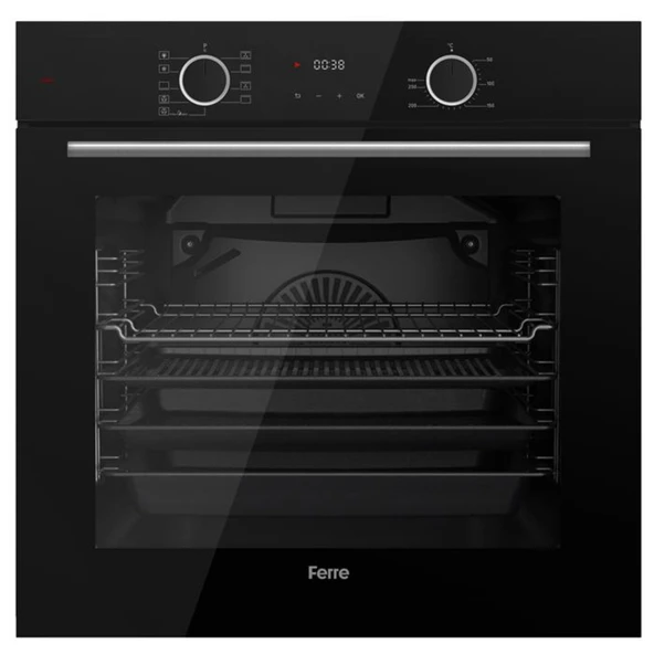 Ferre FryArt&SilentArt Raid Sessiz Yeni Seri Siyah Ankastre  Set ( D063-SA + XE63CS + SS205 ) - Resim 4