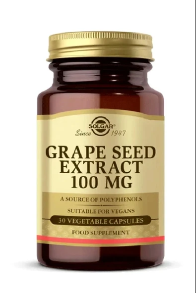 Solgar Grape Seed Extract 100 mg 30 Kapsül - Resim 2