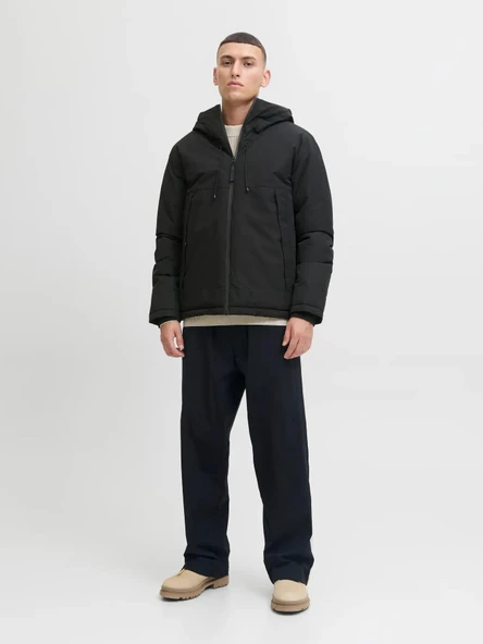 Jack & Jones Jcounion Light Padded Blocking Jacket Sn Erkek Mont - Resim 3