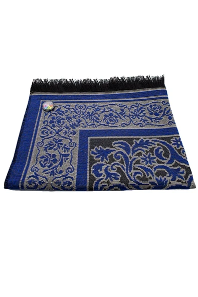 Kıbleyi Gösteren Pusulalı Mavi Seccade ürün görseli 1