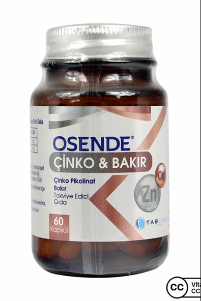 Osende Çinko & Bakır 60 Kapsül ürün görseli 1
