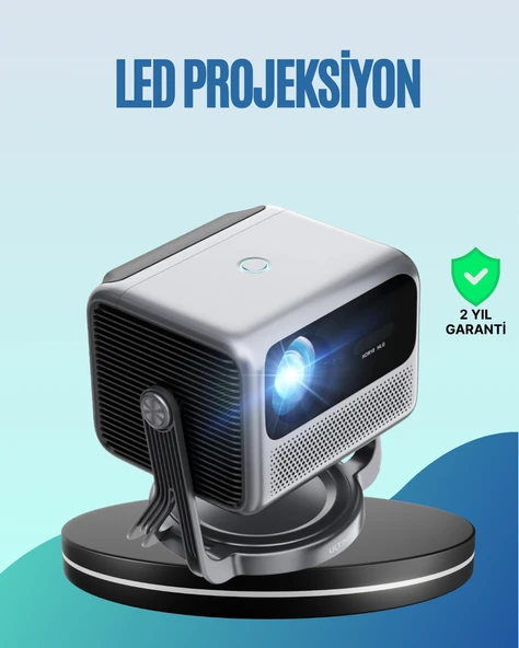 Smart Projector Android TV  Odaklı Full HD ürün görseli 1