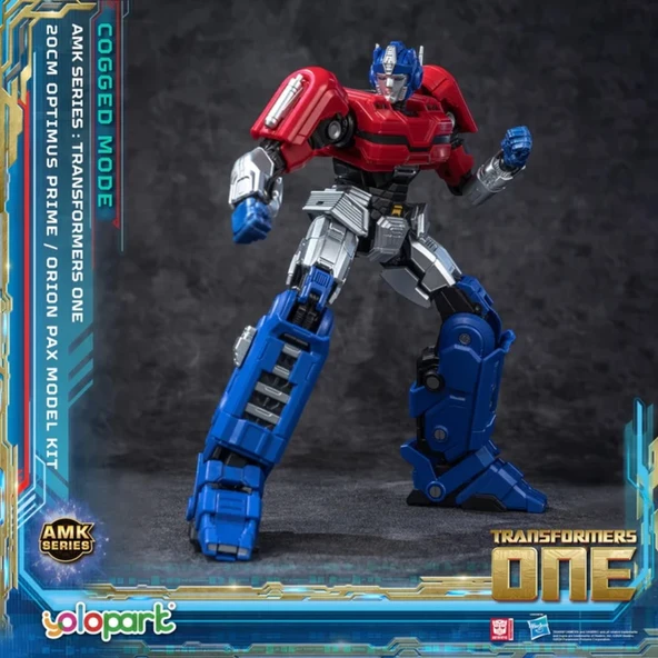 Transformers ONE Amk Series 20 Cm Figür Kit Optimus Prime - Resim 8