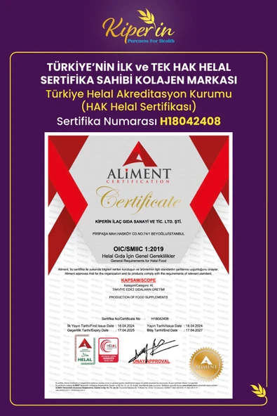 Kiperin Purple Collagen Toz 40 Günlük 575 gr - Resim 5