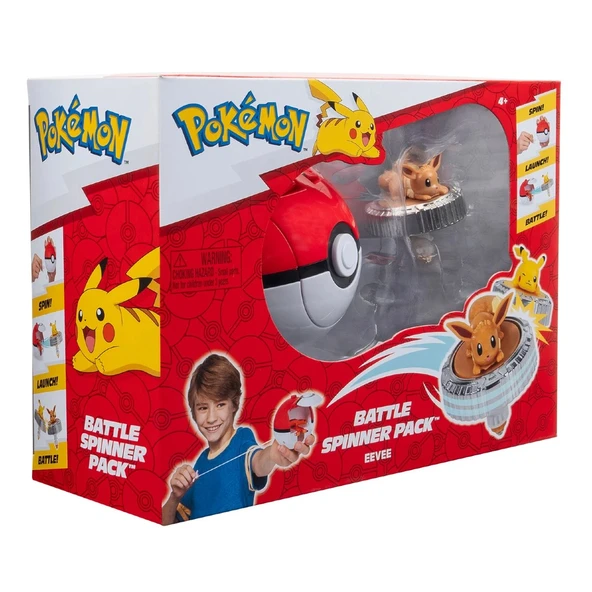 Pokemon Battle Spinner Tekli Paket Eevee PKW4399 - Resim 4
