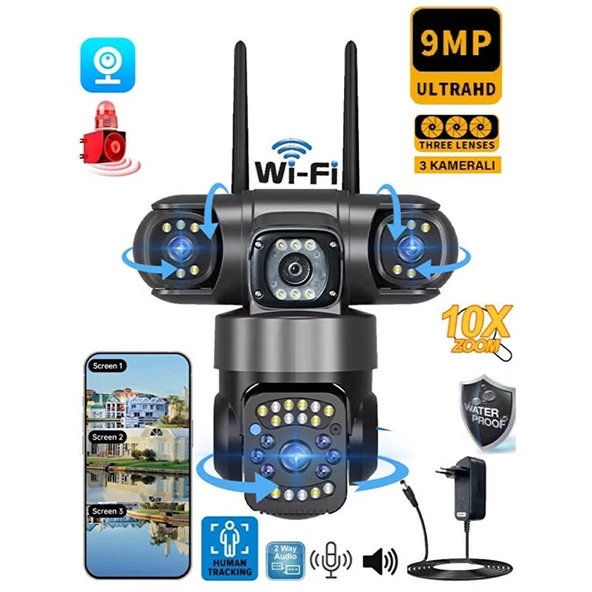 O-KAM 6030 9MP Gece Görüşlü HD Kamera ürün görseli 1