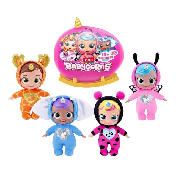 Rainbocorns Babycorns Sevimli Sürpriz Bebek Echo - Resim 7