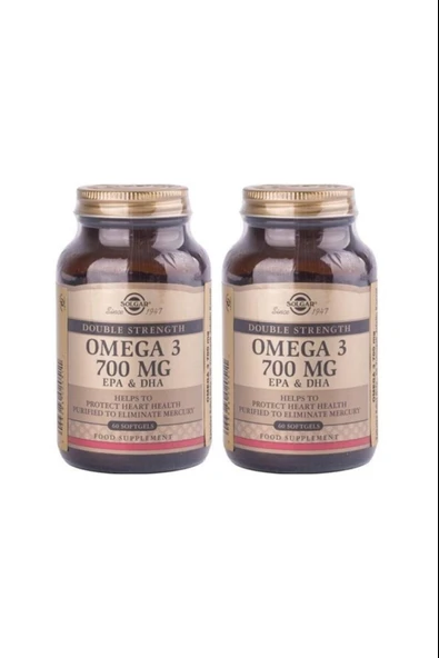 Solgar Omega 3 700 mg 60 Softgel 2 Adet ürün görseli 1