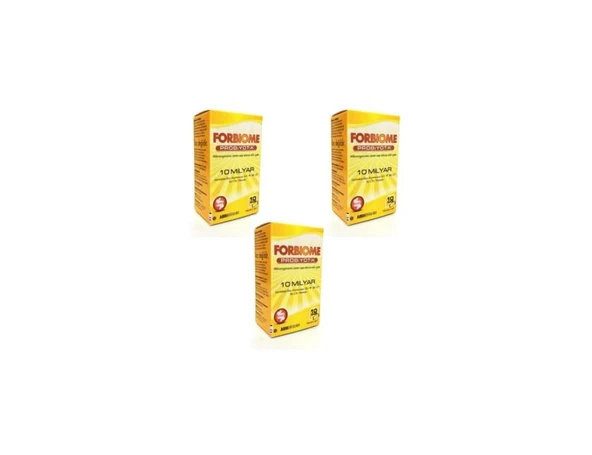 Forbiome Probiyotik 10 Saşe 3'Lü PAKET (SKT:04/2026) ürün görseli 1
