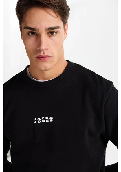 Jack & Jones Jcostance Sweat Crew Neck Erkek Sweatshirt - Resim 3