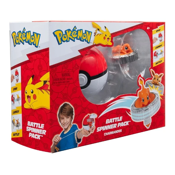 Pokemon Battle Spinner Tekli Paket Charmander PKW4401 - Resim 4