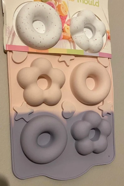 Esnek ve Yapışmaz 6’lı Silikon Kek Kalıbı - Resim 4