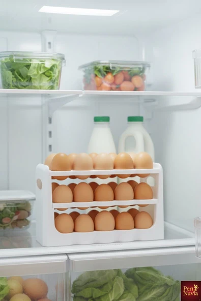 30’lu Yumurta Organizer Buzdolabı Düzenleyici - Resim 4