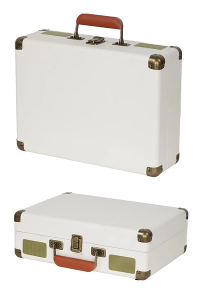 Midex Mtx-101WH Nostaljik Retro Pikap Plak Çalar (Şarjlı Bluetooth Aux Hoparlörlü 3 Devir) İğne Dahil - Resim 6