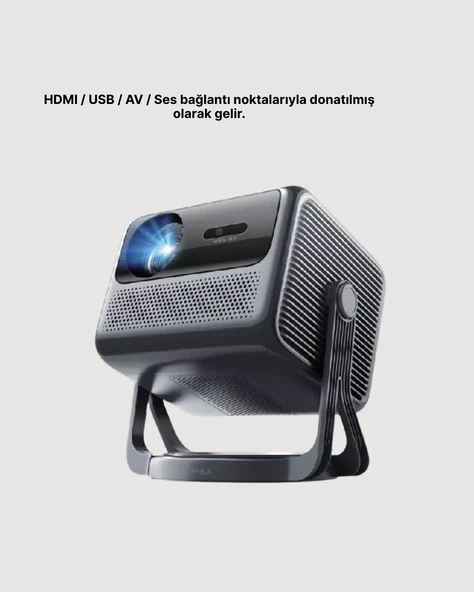 Smart Projector Android TV Dolby Sesli WiFi Bluetooth - Resim 2