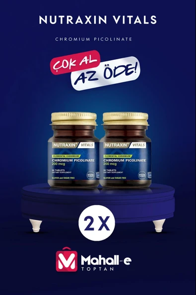 Nutraxin Chromium Picolinate 200 Mcg 90 Tablet 2 Adet ürün görseli 1