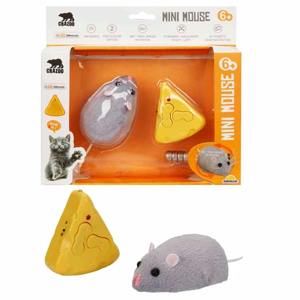 Crazoo Uzaktan Kumandalı Kızılötesi Mini Fare ürün görseli 1