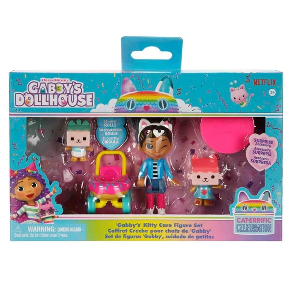 Gabby's Dollhouse Kedi Bakımı Figür Seti - Resim 9