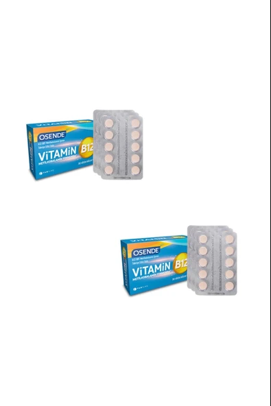 Osende Vitamin B12 30 Tablet 2 Adet ürün görseli 1