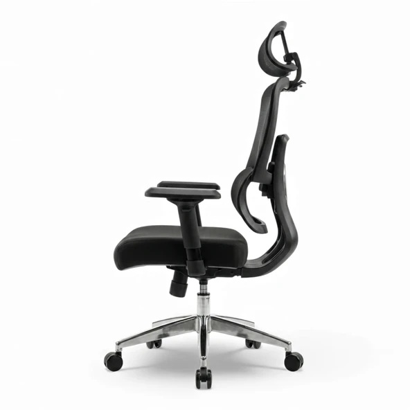 Sora Siyah Fileli Yönetici Koltuğu - Resim 2