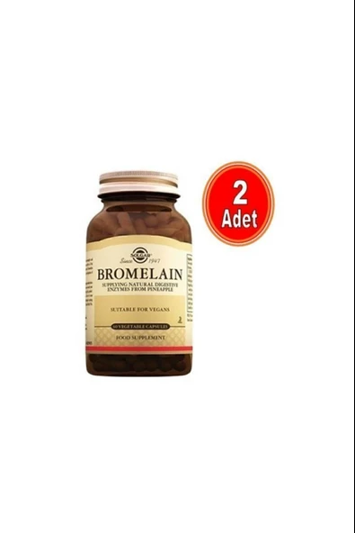 Solgar Bromelain 150 Mg 60 Kapsül 2 Adet - Resim 2