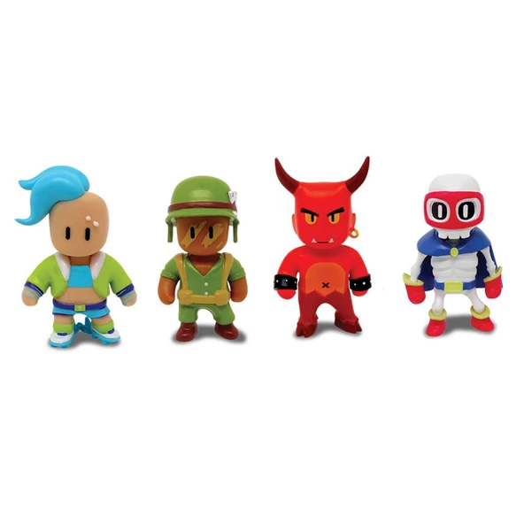 Stumble Guys 5’li Mini Figür Seti S2 TUY14000 Red Demon - Resim 2