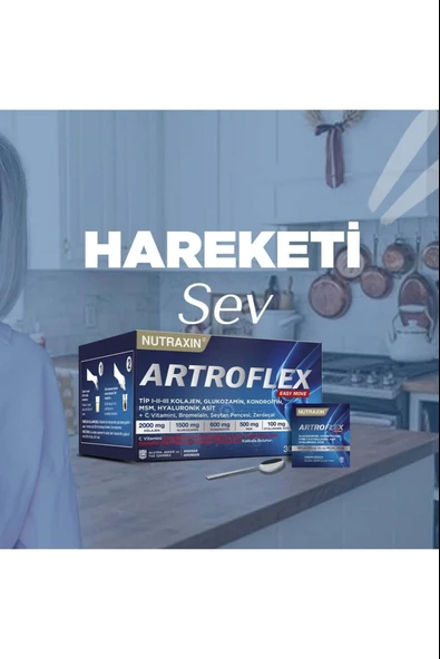 Nutraxin Artroflex Easy Move Saşe 30x6 gr 3 Adet - Resim 2