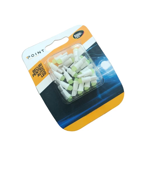 T5 Ampul İç Gösterge Ledi Ultra Parlak 20'li Takım Buz Mavi ürün görseli 1