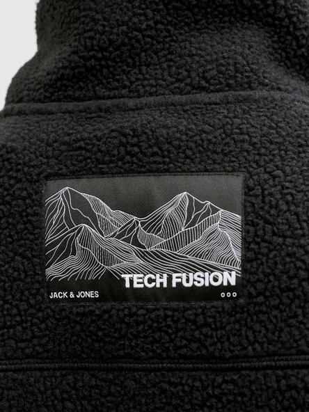 Jack & Jones Jjalpes Teddy Jacket Aw25 Erkek Polar Ceket - Resim 3