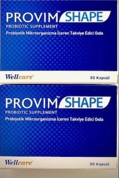 Wellcare Provim Shape 30 Kapsül 2 Adet ürün görseli 1