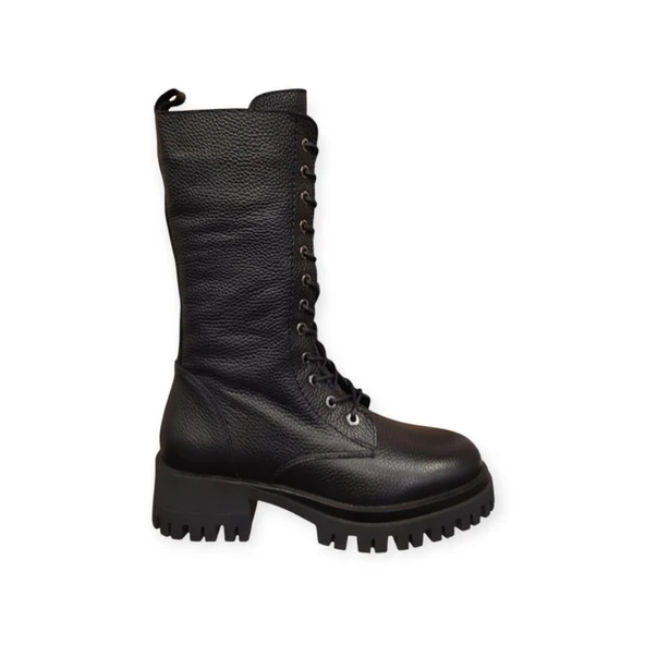 MAMMAMİA D25KC-2345 TOPUKLU ARA BOY GENÇ KADIN POSTAL ÇİZME ürün görseli 1