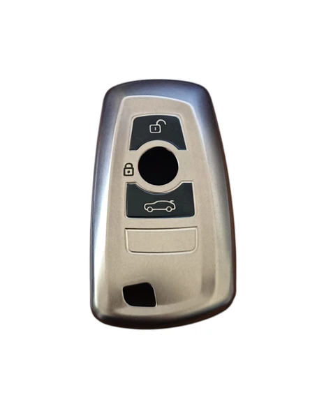 BMW F30 Anahtar Uyumlu Silikon Oto Anahtar Kumanda Kabı Kılıf Füme ürün görseli 1