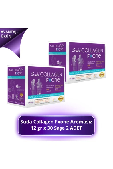 Suda Collagen Fxone Aromasız 30 Saşe 2 Adet ürün görseli 1