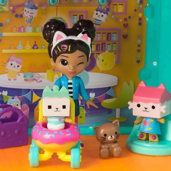 Gabby's Dollhouse Kedi Bakımı Figür Seti - Resim 7