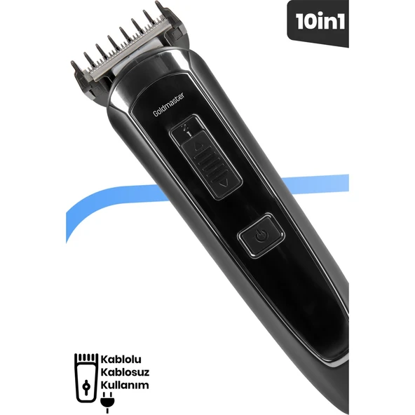 Goldmaster GM-7143 Oscar 9 in 1 Erkek Bakım Seti - Resim 4