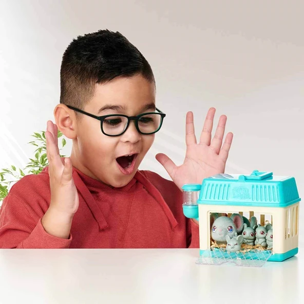 Little Live Pets Anne ve Yavruları Mini Fare Oyun Seti - Resim 4